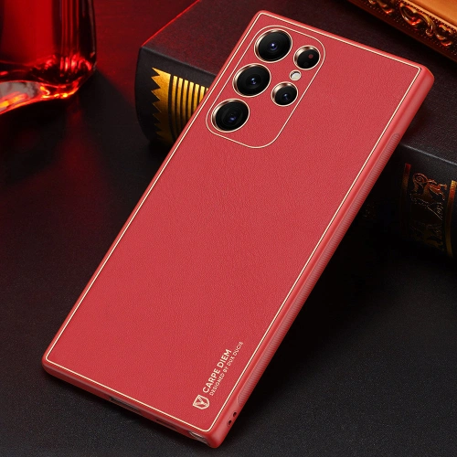 Etui Dux Ducis Yolo Samsung Galaxy S22 Ultra czerwony