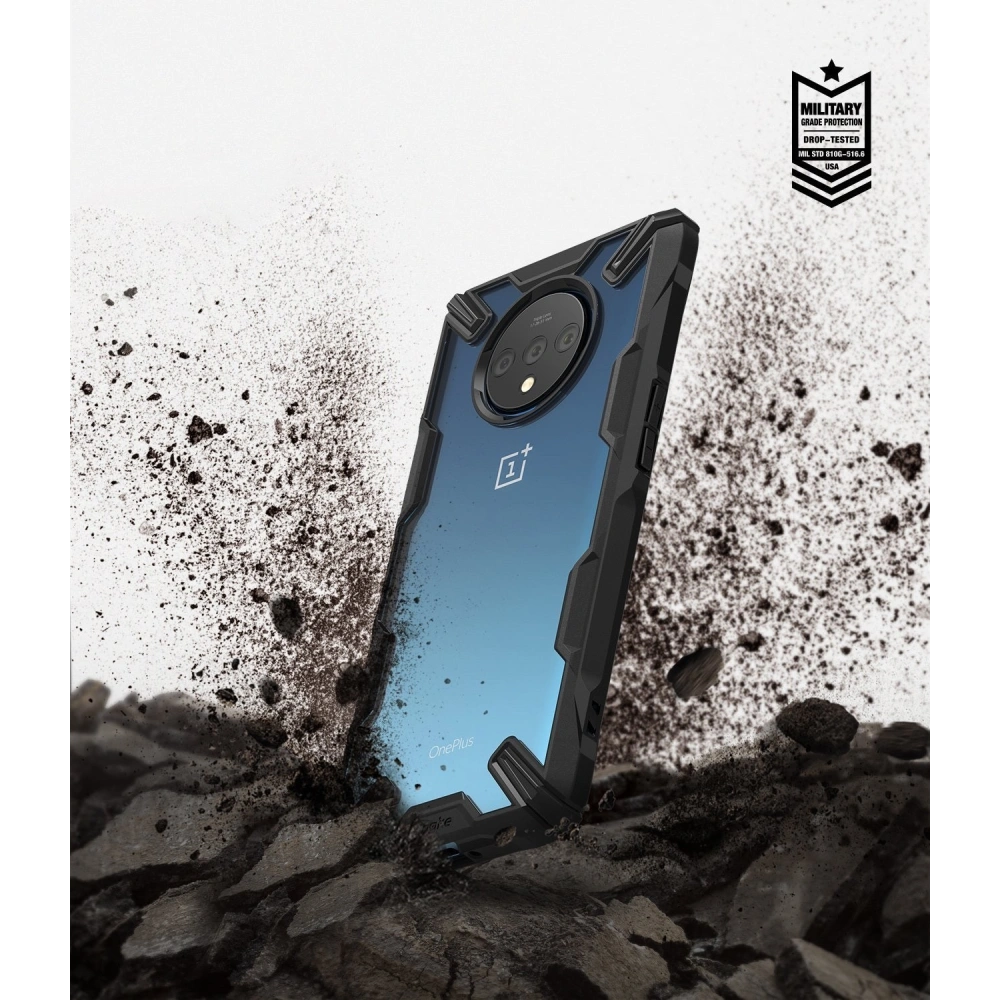 Hurtownia GSM - Etui Ringke Fusion-X OnePlus 7T Černé - RGK1063BLK - {ean13} - Hurt