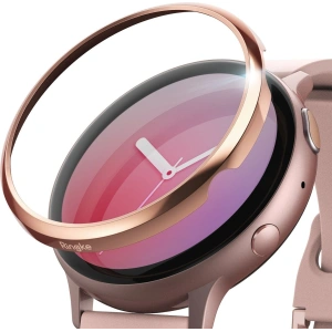 Nakładka Ringke Bezel Styling Samsung Galaxy Watch Active 2 44mm stal nierdzewna różowy połysk GWA2-44-02