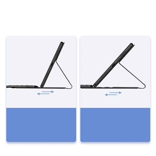 Etui Dux Ducis Touchpad Keyboard Case Bluetooth Samsung Galaxy Tab A8 10.5 czarny