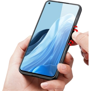 Pouzdro Dux Ducis Fino Oppo Reno 7 Pro 5G černé