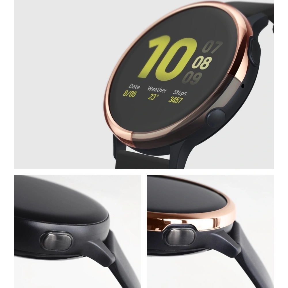 Hurtownia GSM - Nakládka Ringke Bezel Styling Samsung Galaxy Watch Active 2 44mm nerezová ocel růžový lesk GWA2-44-02 - RGK1069SGRS - {ean13} - Hurt