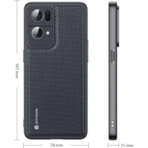 Pouzdro Dux Ducis Fino Oppo Reno 7 Pro 5G černé