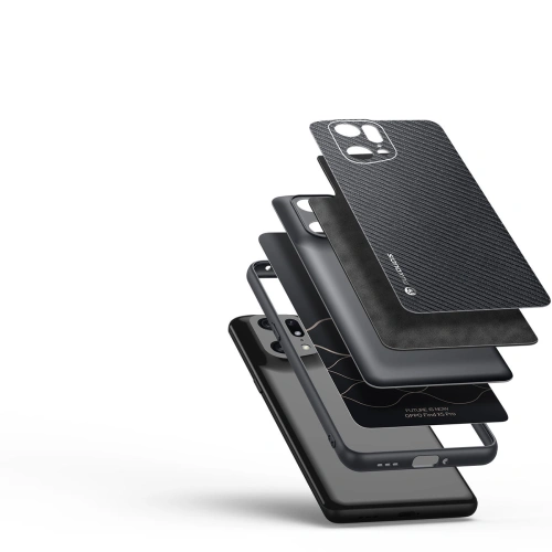 Etui Dux Ducis Fino Oppo Find X5 Pro czarny