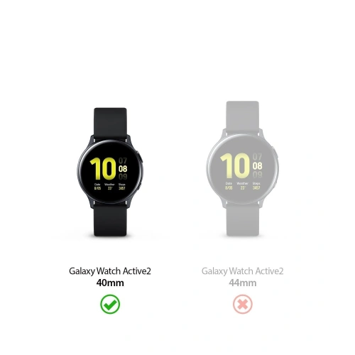 Nakładka Ringke Bezel Styling Samsung Galaxy Watch Active 2 40mm stal nierdzewna srebrny połysk GWA2-40-01