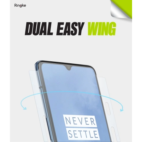 2x folia na ekran OnePlus 7T - Ringke Dual Easy Wing - Home Screen
