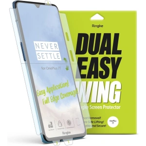 2x folia na ekran OnePlus 7T - Ringke Dual Easy Wing - Home Screen