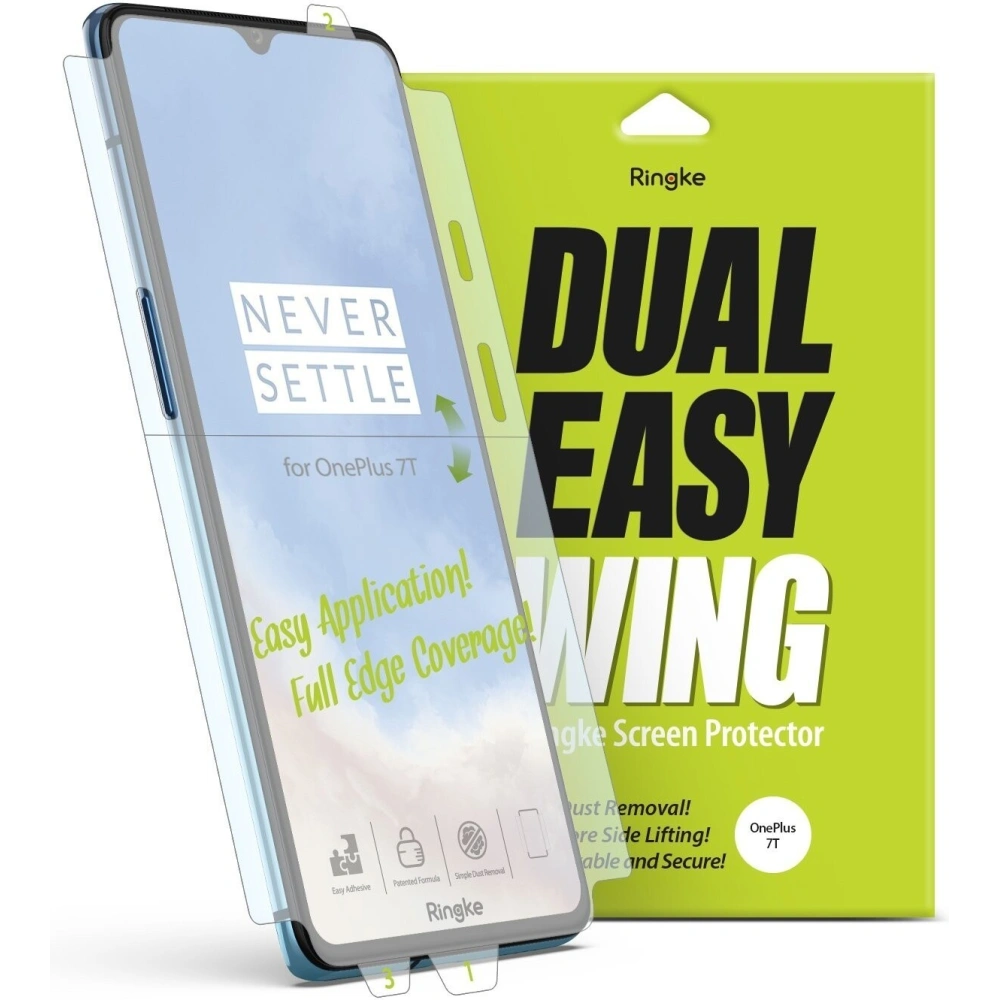 Hurtownia GSM - Hydrogelová folie Ringke Dual Easy Wing Full Cover OnePlus 7T [2 PACK] - RGK1073 - {ean13} - Hurt