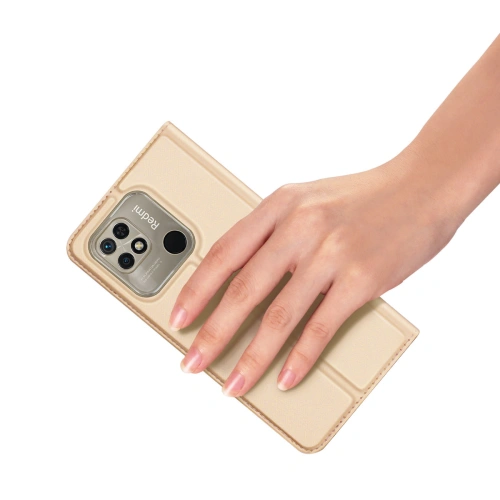 Etui Dux Ducis Skin Pro Xiaomi Redmi 10C złoty