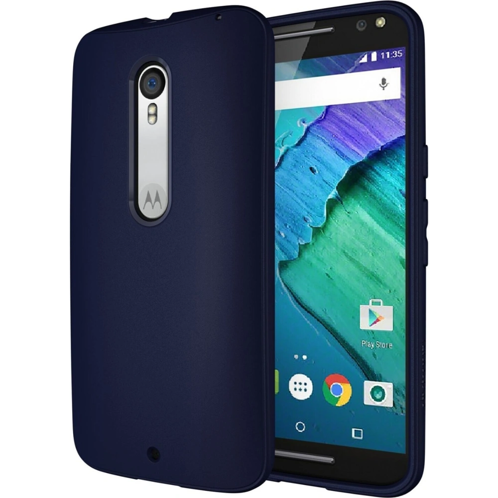 Etui Diztronic Matte TPU Motorola Moto X Play Modré
