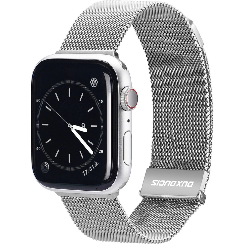 Hurtownia GSM - Pasek Dux Ducis Magnetic Strap Apple Watch 4/5/6/7/8/9/SE/10 40/41/42mm stříbrný (Milanese Version) - DDS1078 - {ean13} - Hurt