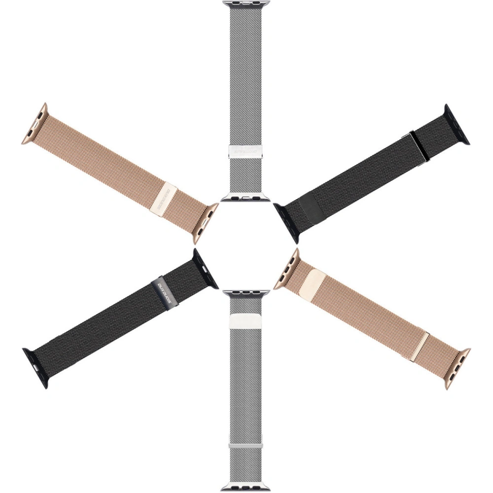 Hurtownia GSM - Pasek Dux Ducis Magnetic Strap Apple Watch 4/5/6/7/8/9/SE/10 40/41/42mm stříbrný (Milanese Version) - DDS1078 - {ean13} - Hurt