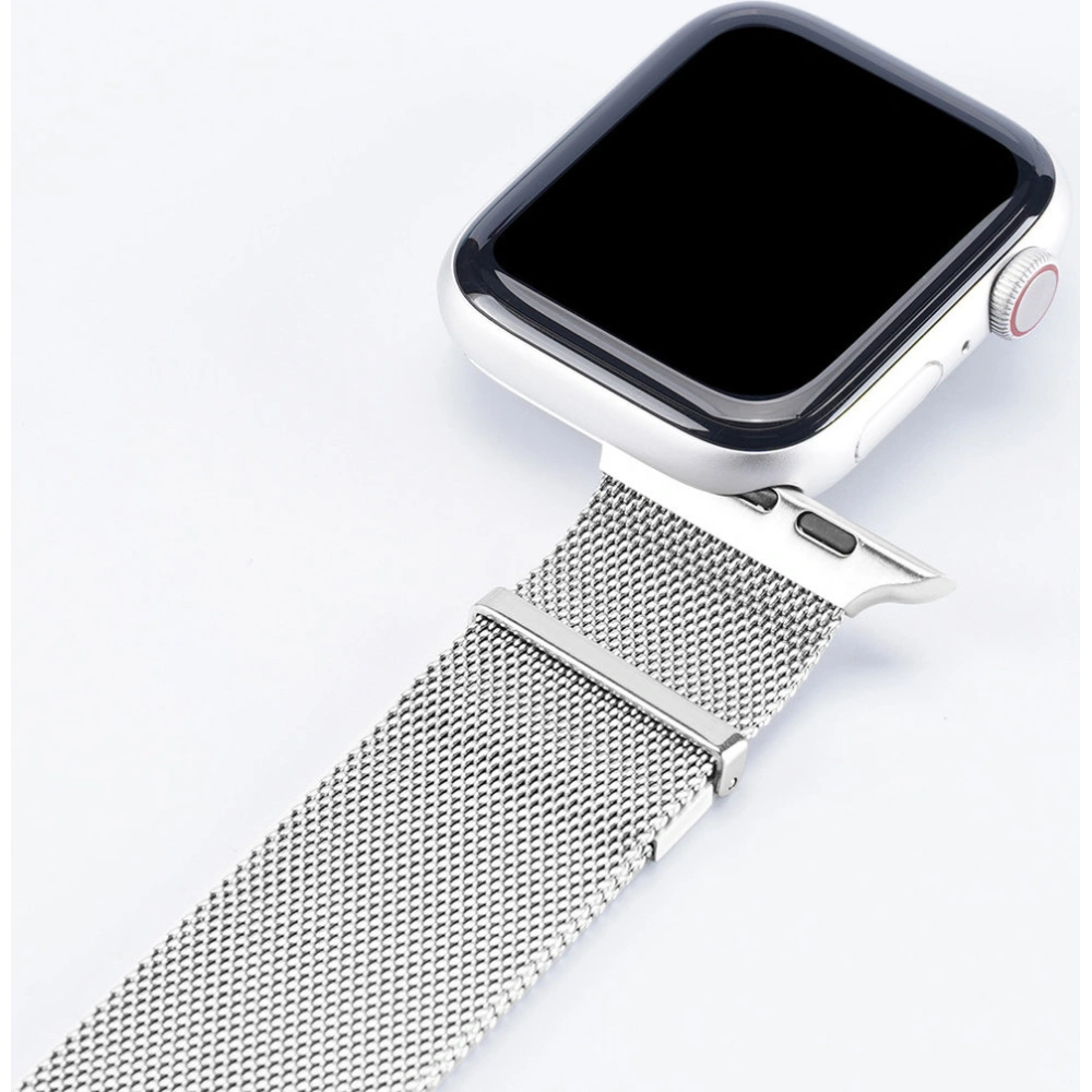 Hurtownia GSM - Pasek Dux Ducis Magnetic Strap Apple Watch 4/5/6/7/8/9/SE/10 40/41/42mm stříbrný (Milanese Version) - DDS1078 - {ean13} - Hurt