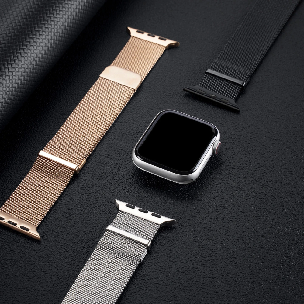 Hurtownia GSM - Pasek Dux Ducis Magnetic Strap Apple Watch 4/5/6/7/8/9/SE/10 40/41/42mm stříbrný (Milanese Version) - DDS1078 - {ean13} - Hurt