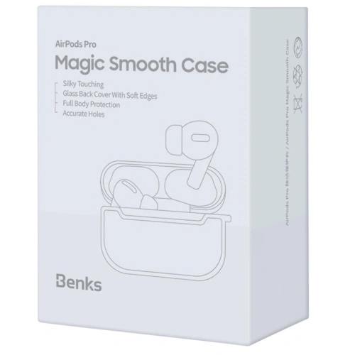 Etui Benks Magic Smooth Case Apple AirPods Pro Transparent Black