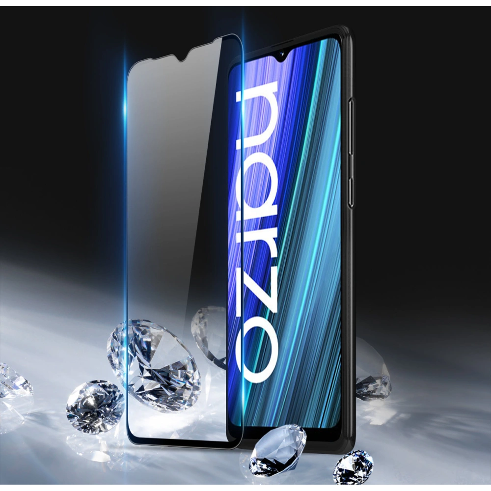 Hurtownia GSM - Dux Ducis 9D gehärtetes Glas für Realme Narzo 50A schwarz (case friendly) - DDS1104 - {ean13} - Hurt