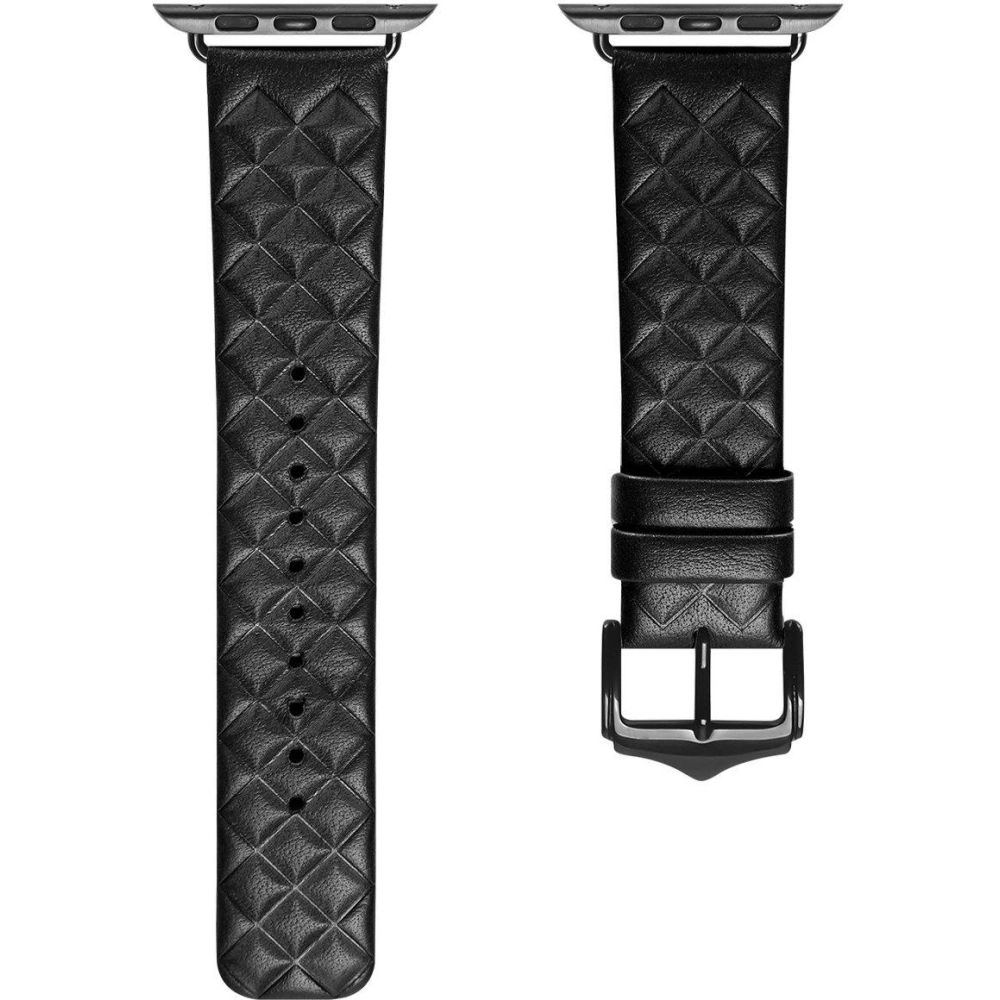 Hurtownia GSM - Pasek Dux Ducis Leather Strap Apple Watch 4/5/6/7/8/9/SE/10 40/41/42mm černý (Enland Version) - DDS1105 - {ean13} - Hurt