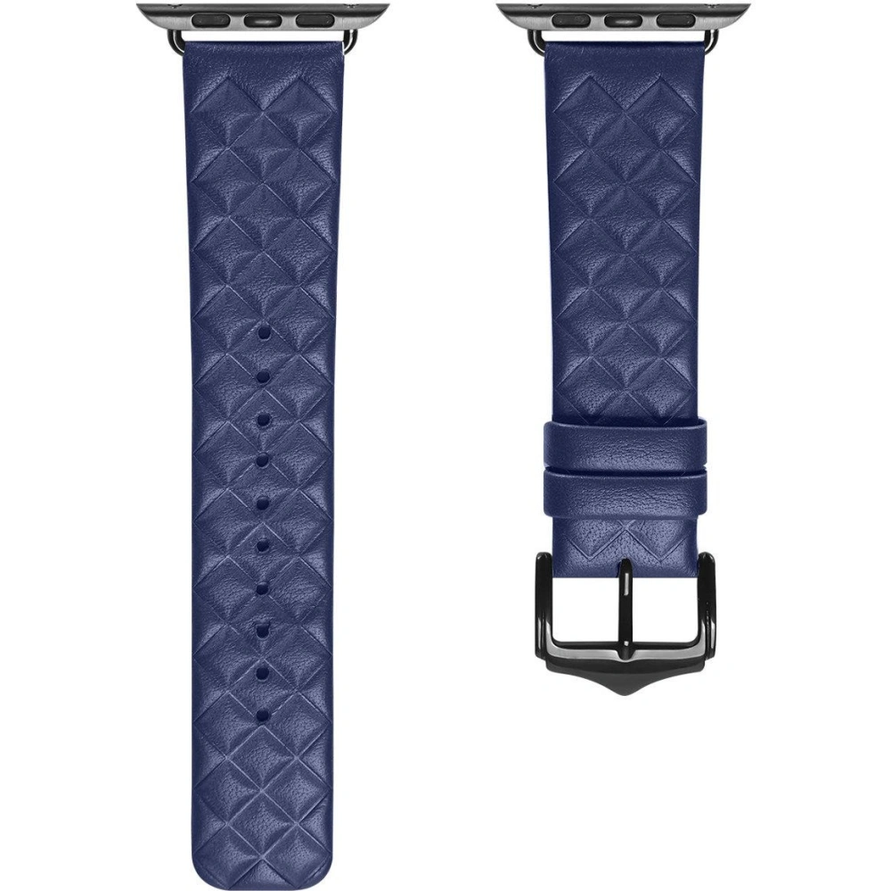 Hurtownia GSM - Pás Dux Ducis Kožený Řemínek Apple Watch 4/5/6/7/8/9/SE/10 40/41/42mm modrý (Enland Version) - DDS1106 - {ean13} - Hurt