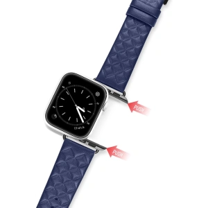 Hurtownia GSM - Pasek Dux Ducis Leather Strap Apple Watch 4/5/6/7/8/9/SE/10 40/41/42mm niebieski (Enland Version) - DDS1106 - {ean13} - Hurt