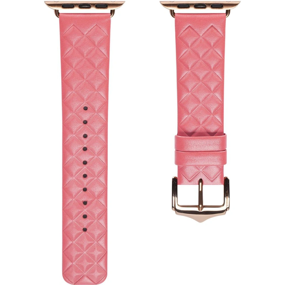 Pasek Dux Ducis Leather Strap Apple Watch 4/5/6/7/8/9/SE/10 40/41/42mm czerwony (Enland Version)