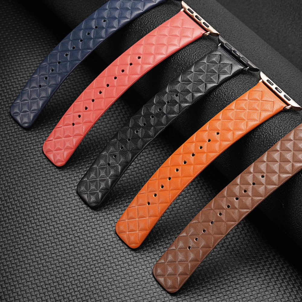 Hurtownia GSM - Pasek Dux Ducis Leather Strap Apple Watch 4/5/6/7/8/9/SE/10 40/41/42mm červený (Enland Version) - DDS1109 - {ean13} - Hurt