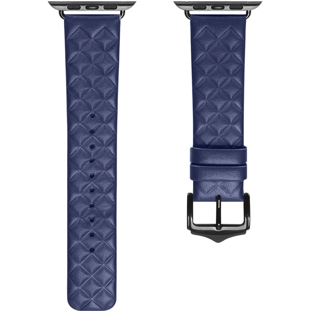 Wholesale Dux Ducis Leather Strap for Apple Watch 4/5/6/7/SE/8/9/Ultra 44/45/49mm blue (Enland Version) - DDS1111 - {ean13} - Hurt