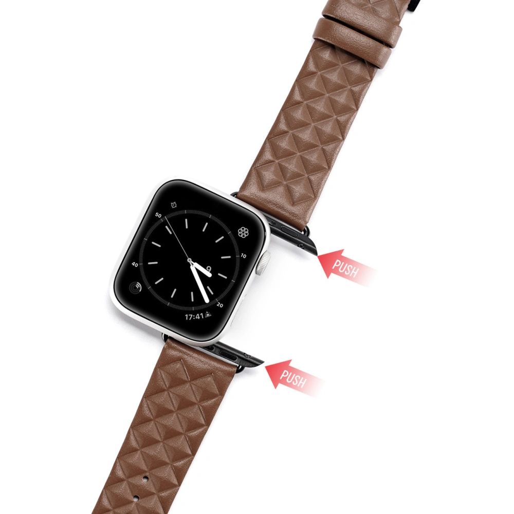 Hurtownia GSM - Pasek Dux Ducis Kožený pásek Apple Watch 4/5/6/7/SE/8/9/Ultra 44/45/49mm hnědý (Enland Version) - DDS1112 - {ean13} - Hurt