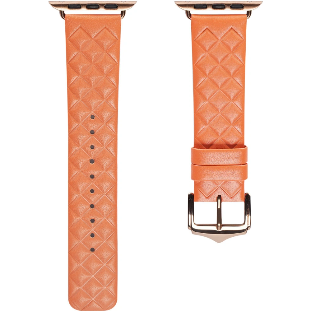 Hurtownia GSM - Dux Ducis Lederarmband Apple Watch 4/5/6/7/SE/8/9/Ultra 44/45/49mm orange (Enland-Version) - DDS1113 - {ean13} - Hurt