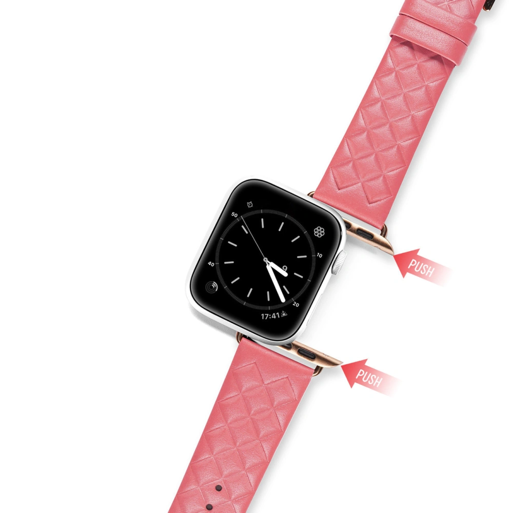 Hurtownia GSM - Pasek Dux Ducis Leather Strap Apple Watch 4/5/6/7/SE/8/9/Ultra 44/45/49mm červený (Enland Version) - DDS1114 - {ean13} - Hurt