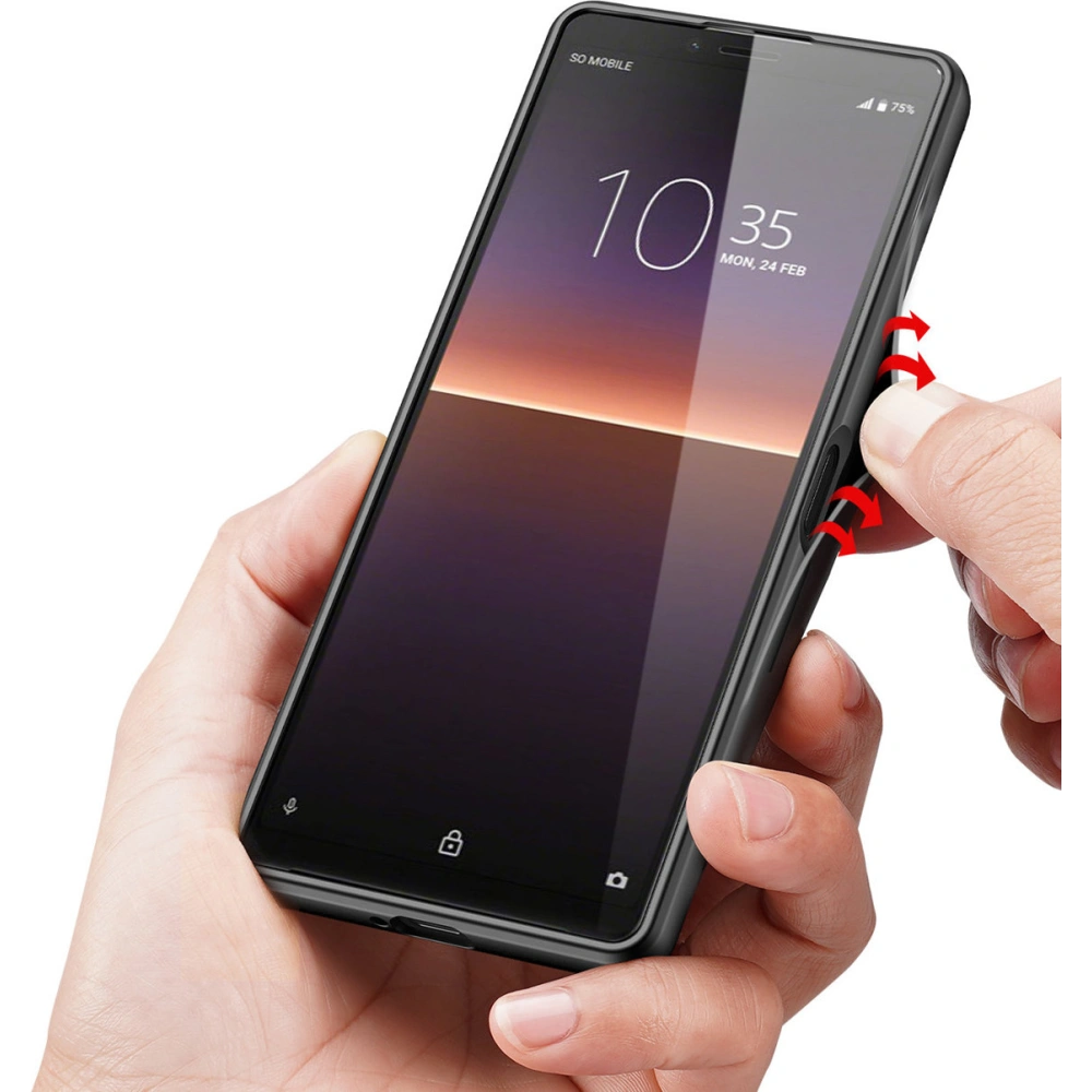Hurtownia GSM - Etui Dux Ducis Fino Sony Xperia 10 IV černé - DDS1120 - {ean13} - Hurt