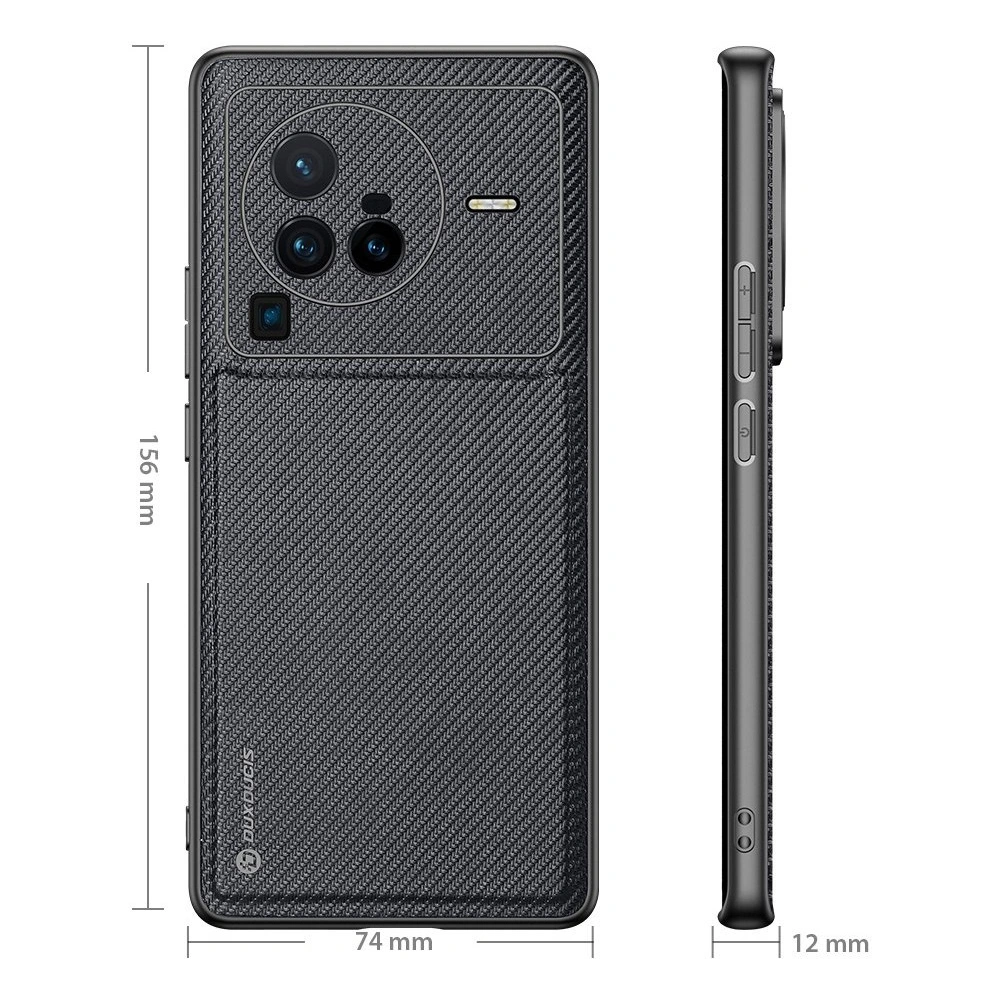 Hurtownia GSM - Pouzdro Dux Ducis Fino pro Vivo X80 Pro černé - DDS1122 - {ean13} - Hurt