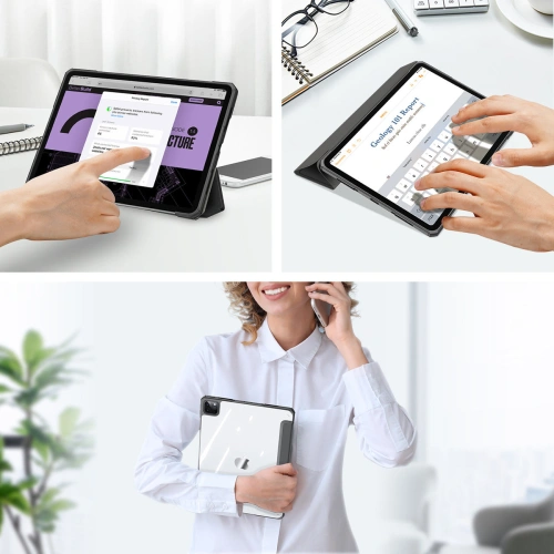 Etui Dux Ducis Copa Apple iPad Pro 12.9 2018/2020/2021 (3., 4. i 5. generacji) czarny