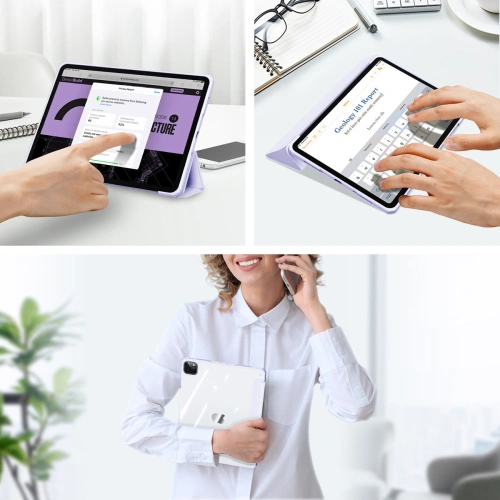 Etui Dux Ducis Copa Apple iPad Pro 12.9 2018/2020/2021 (3., 4. i 5. generacji) fioletowy