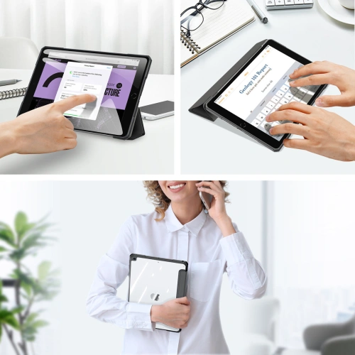 Etui Dux Ducis Copa Apple iPad 10.2 2019/2020/2021 (7., 8. i 9. generacji) czarny