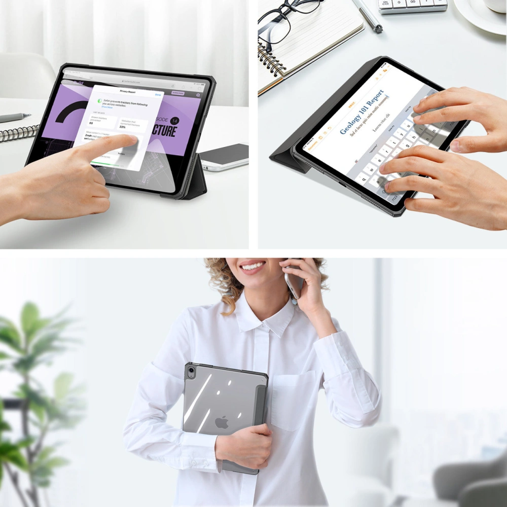 Hurtownia GSM - Etui Dux Ducis Copa Apple iPad Air 10.9 2020/2022 (4. und 5. Generation) / iPad Air 11 2024 (6. Generation) schwarz - DDS1142 - {ean13} - Hurt