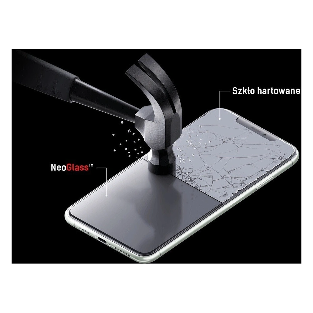 Hurtownia GSM - Ochranné sklo 3MK NeoGlass Apple iPhone 11 Pro Max/XS Max Full Cover černé - 3MK136 - {ean13} - Hurt