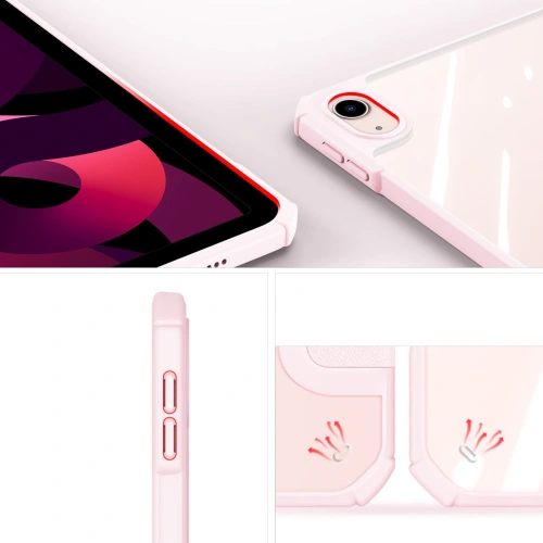 Etui Dux Ducis Copa Apple iPad Air 10.9 2020/2022 (4. i 5. generacji) / iPad Air 11 2024 (6. generacji) różowy