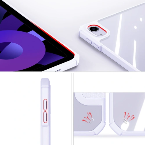 Etui Dux Ducis Copa Apple iPad Air 10.9 2020/2022 (4. i 5. generacji) / iPad Air 11 2024 (6. generacji) fioletowy