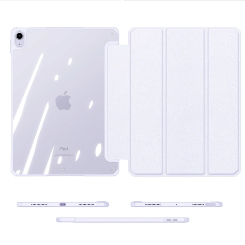 Etui Dux Ducis Copa Apple iPad Air 10.9 2020/2022 (4. i 5. generacji) / iPad Air 11 2024 (6. generacji) fioletowy