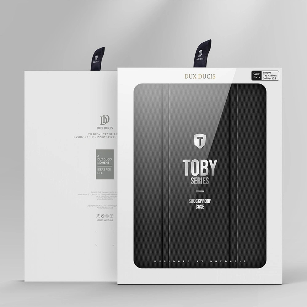 Hurtownia GSM - Etui Dux Ducis Toby pentru Lenovo Tab M10 Gen 3 cu suport pentru stylus, negru. - DDS1146 - {ean13} - Hurt