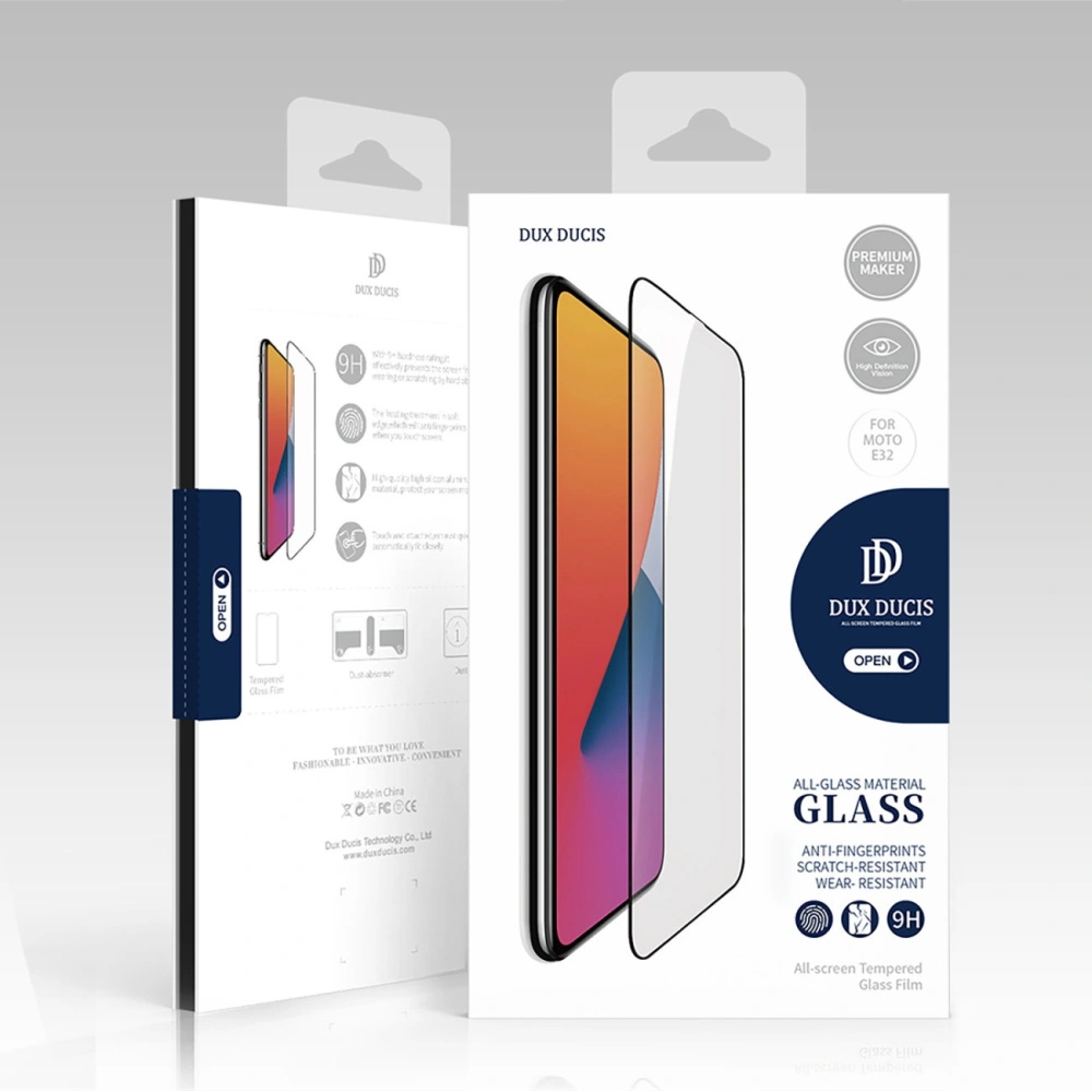 Hurtownia GSM - Tvrzené sklo Dux Ducis 10D pro Motorola Moto E32 černé (přátelské k pouzdru) - DDS1151 - {ean13} - Hurt
