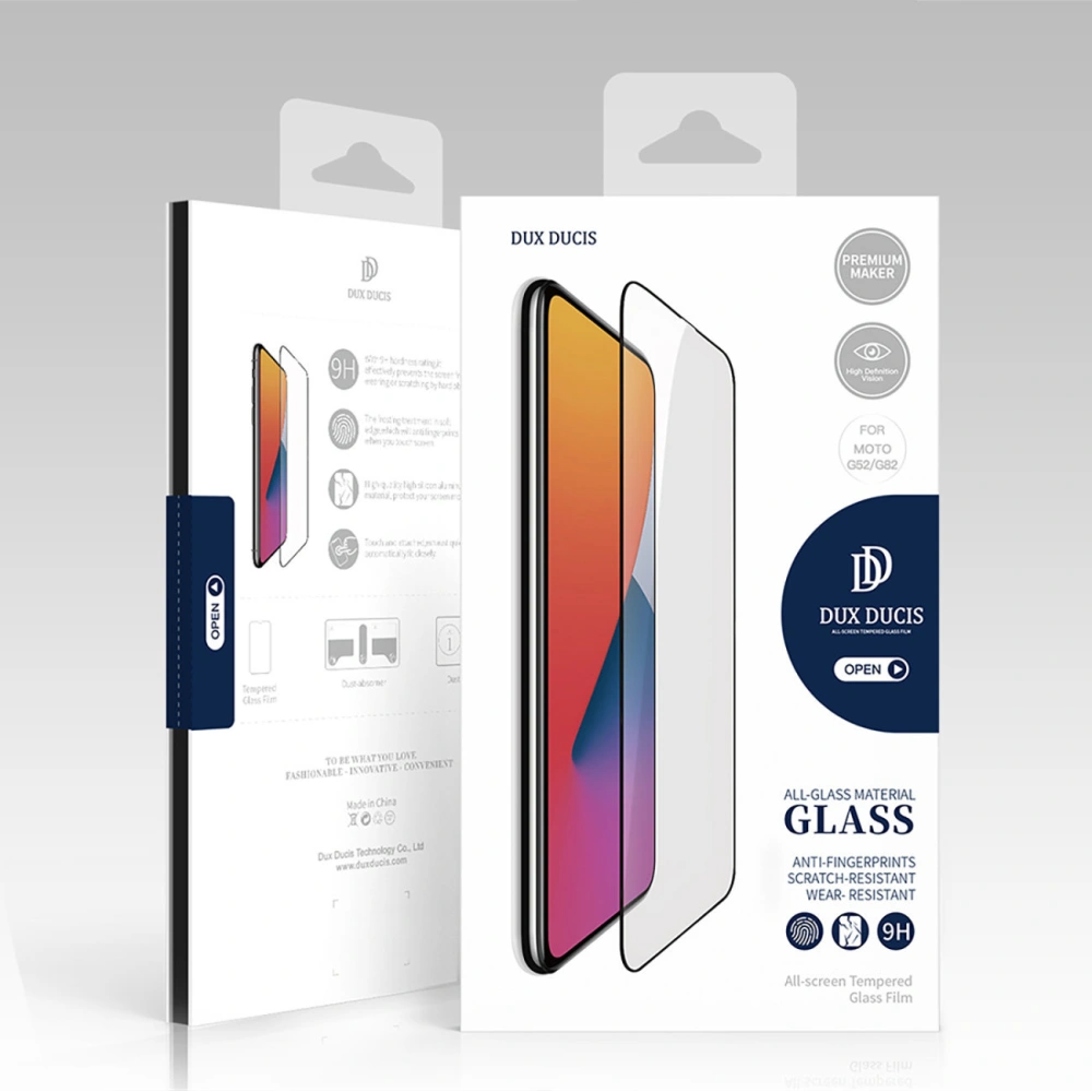 Wholesale Dux Ducis 10D Tempered Glass Motorola Moto G52 black (case friendly) - DDS1152 - {ean13} - Hurt