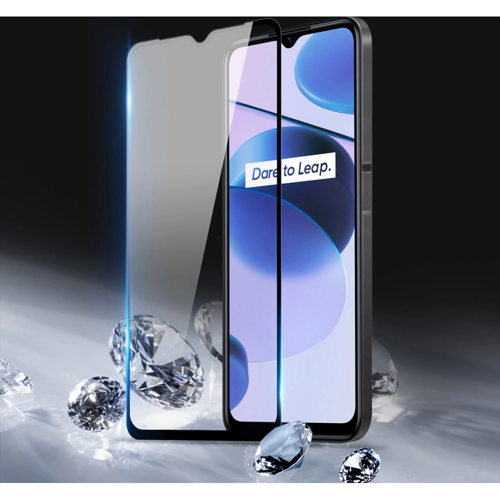 Hurtownia GSM - Dux Ducis 9D gehärtetes Glas für Realme C35 schwarz (handyfreundlich) - DDS1159 - {ean13} - Hurt