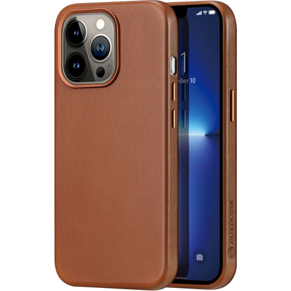 Dux Ducis Naples MagSafe Case für Apple iPhone 13 Pro braun