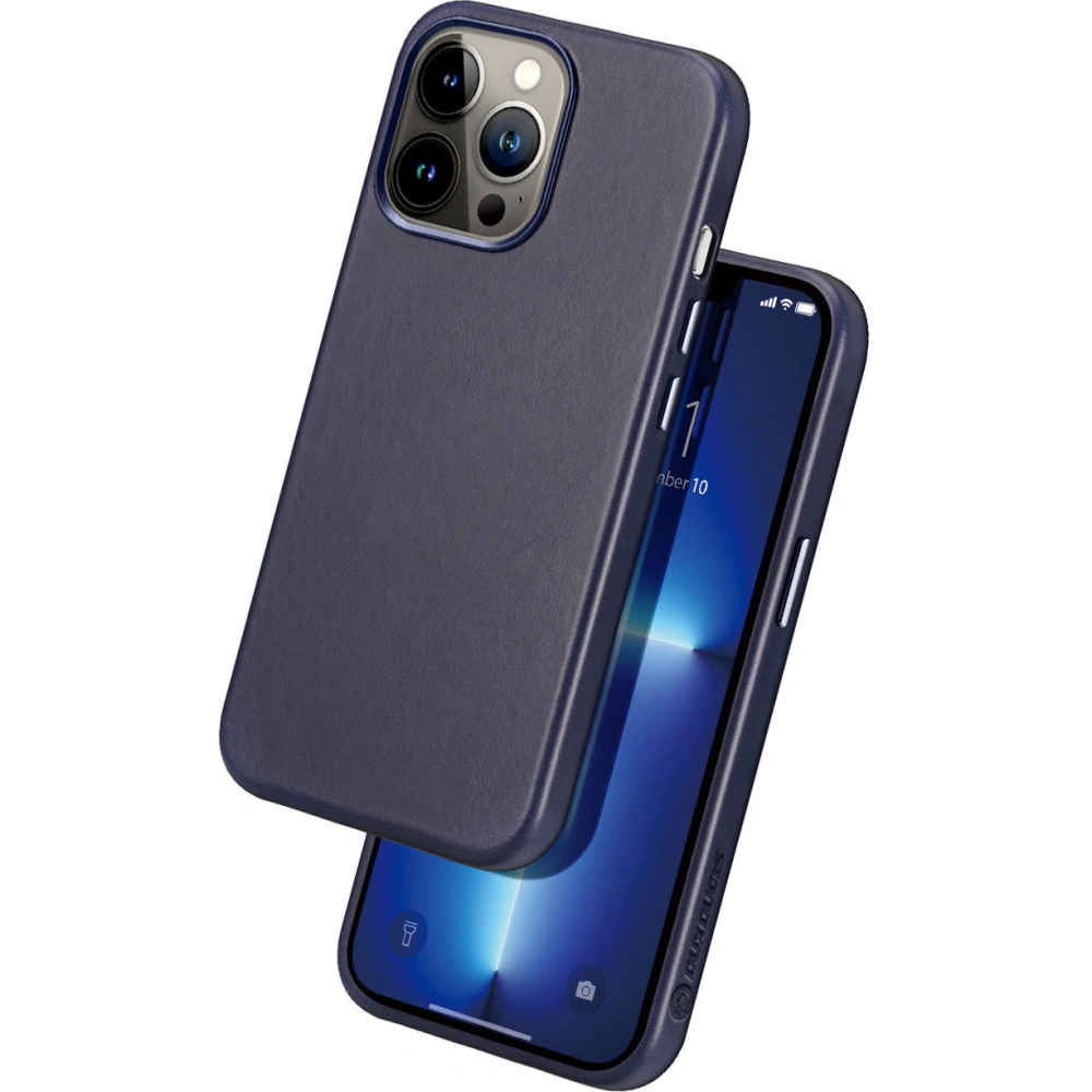 Etui Dux Ducis Naples MagSafe Apple iPhone 13 Pro modrý