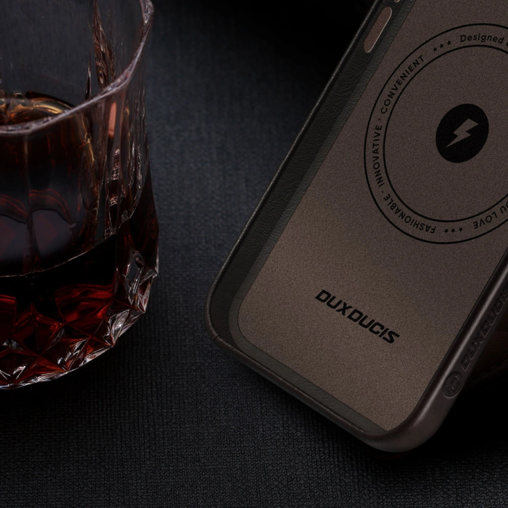 Dux Ducis Naples MagSafe Apple iPhone 13 Pro dark brown