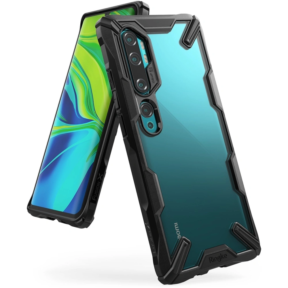Hurtownia GSM - Etui Ringke Fusion-X Xiaomi Mi Note 10 černé - RGK1074BLK - {ean13} - Hurt