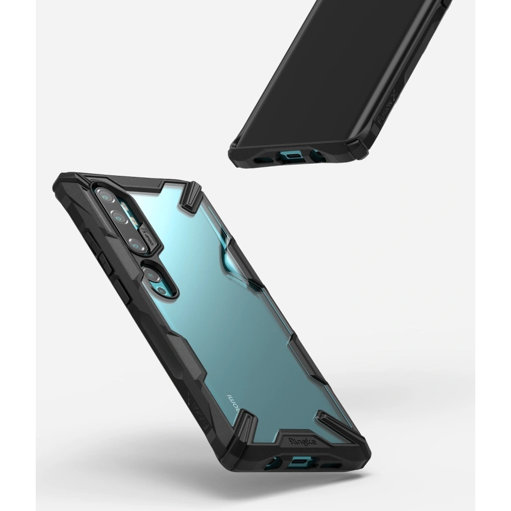 Hurtownia GSM - Etui Ringke Fusion-X Xiaomi Mi Note 10 černé - RGK1074BLK - {ean13} - Hurt