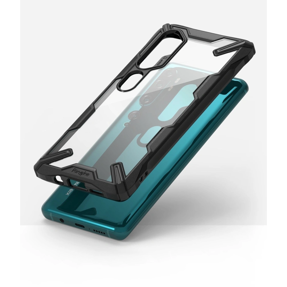 Hurtownia GSM - Etui Ringke Fusion-X Xiaomi Mi Note 10 černé - RGK1074BLK - {ean13} - Hurt