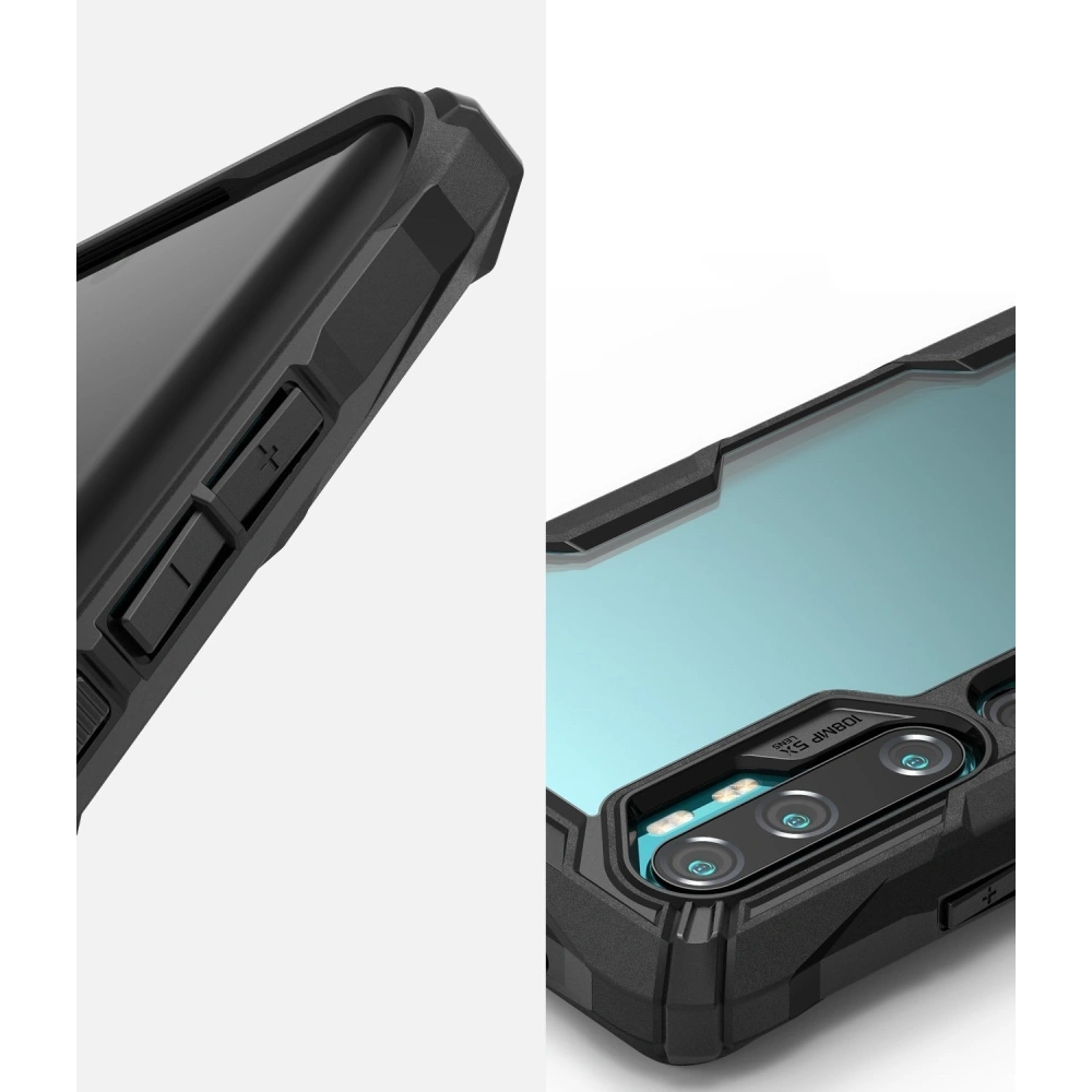 Hurtownia GSM - Etui Ringke Fusion-X Xiaomi Mi Note 10 černé - RGK1074BLK - {ean13} - Hurt